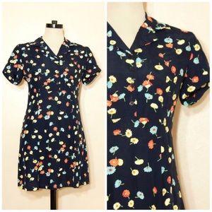 90s Floral Babydoll Dress